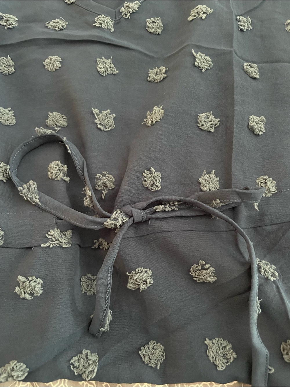 Blue Drawstring Waist Swim Cover-Up Dress! New without tags! Never worn! - Picture 4 of 6